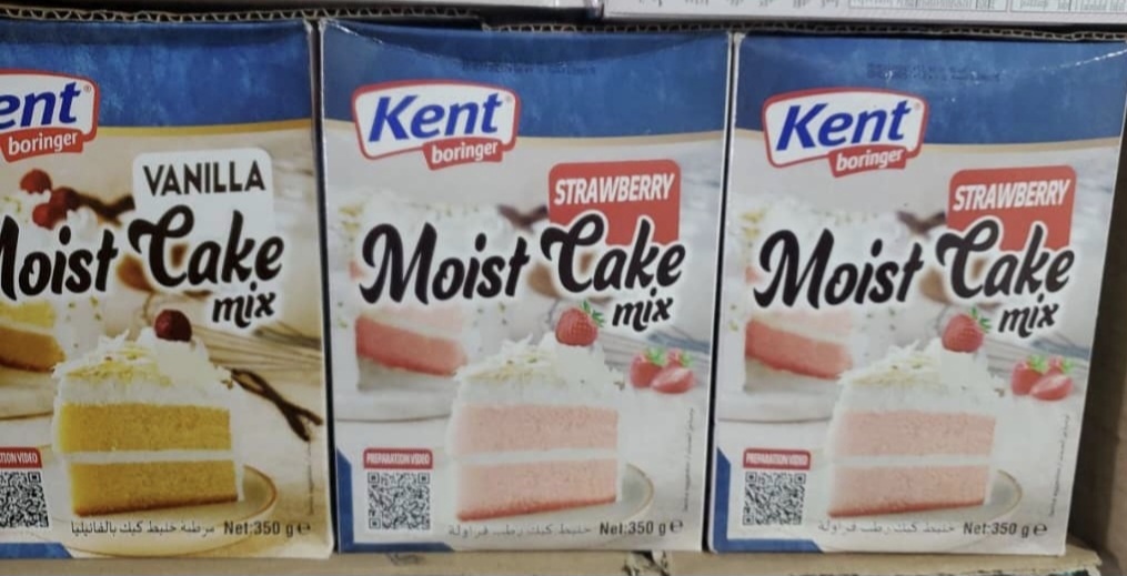 Moist cake mix 